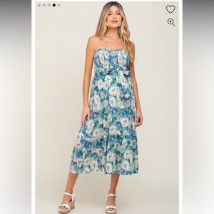 ✨ Host Pick ✨ Pinkblush Strapless Floral Dress - Post Bump Friendly!